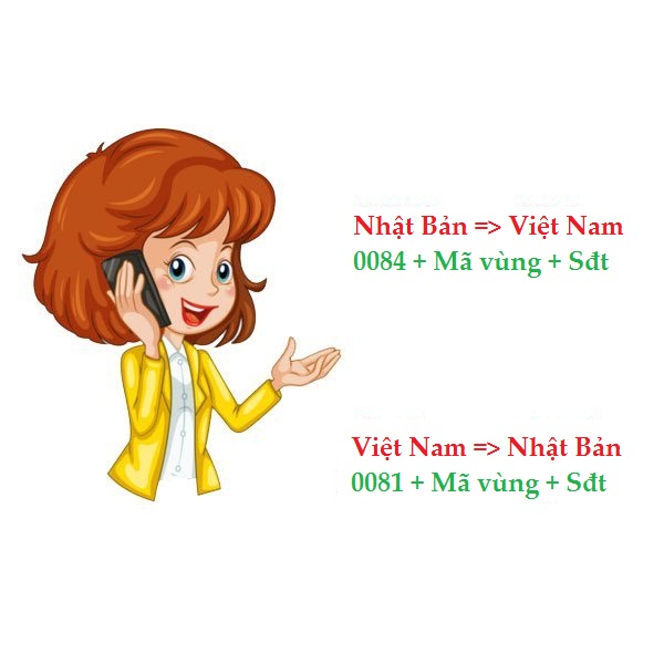 Cách gọi điện thoại từ Việt Nam sang Nhật Bản hay ngược lại theo mã vùng?